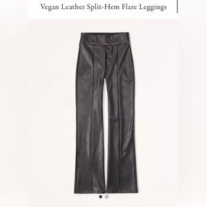 Abercrombie and Fitch Vegan Leather leggings. Size M.